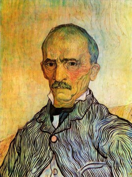 Portrait de Trabuc un préposé à l’hôpital Saint Paul Vincent van Gogh Peinture à l'huile